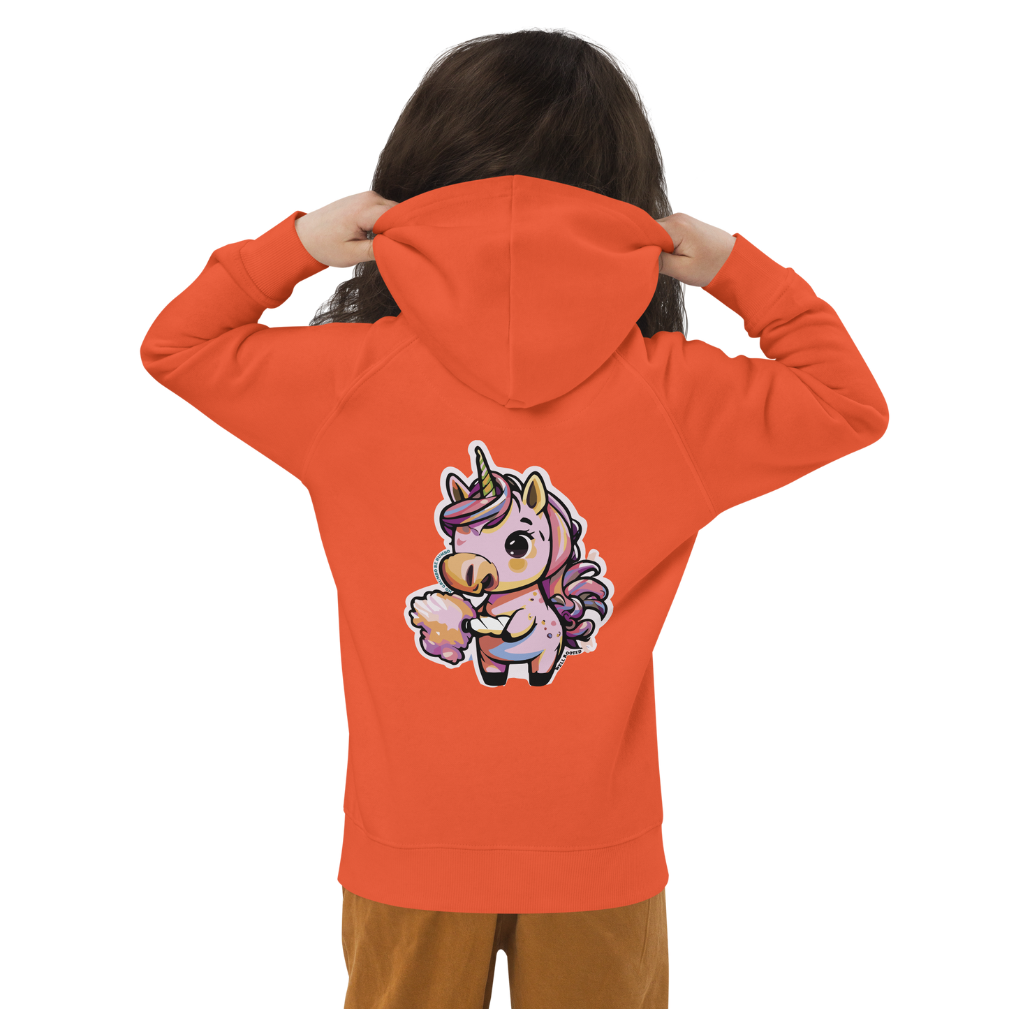 Kids eco UNICORN hoodie