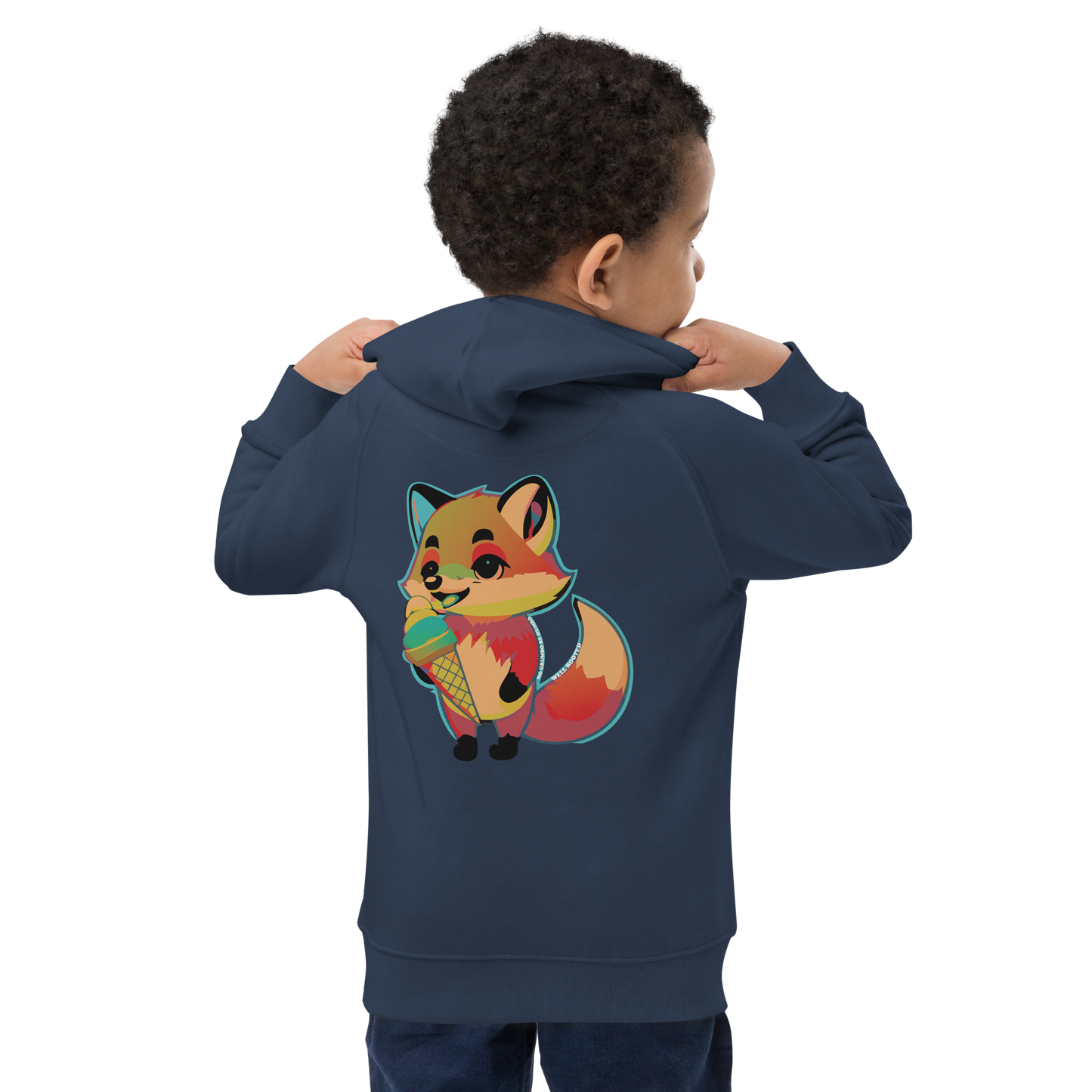 Kids eco FOX hoodie