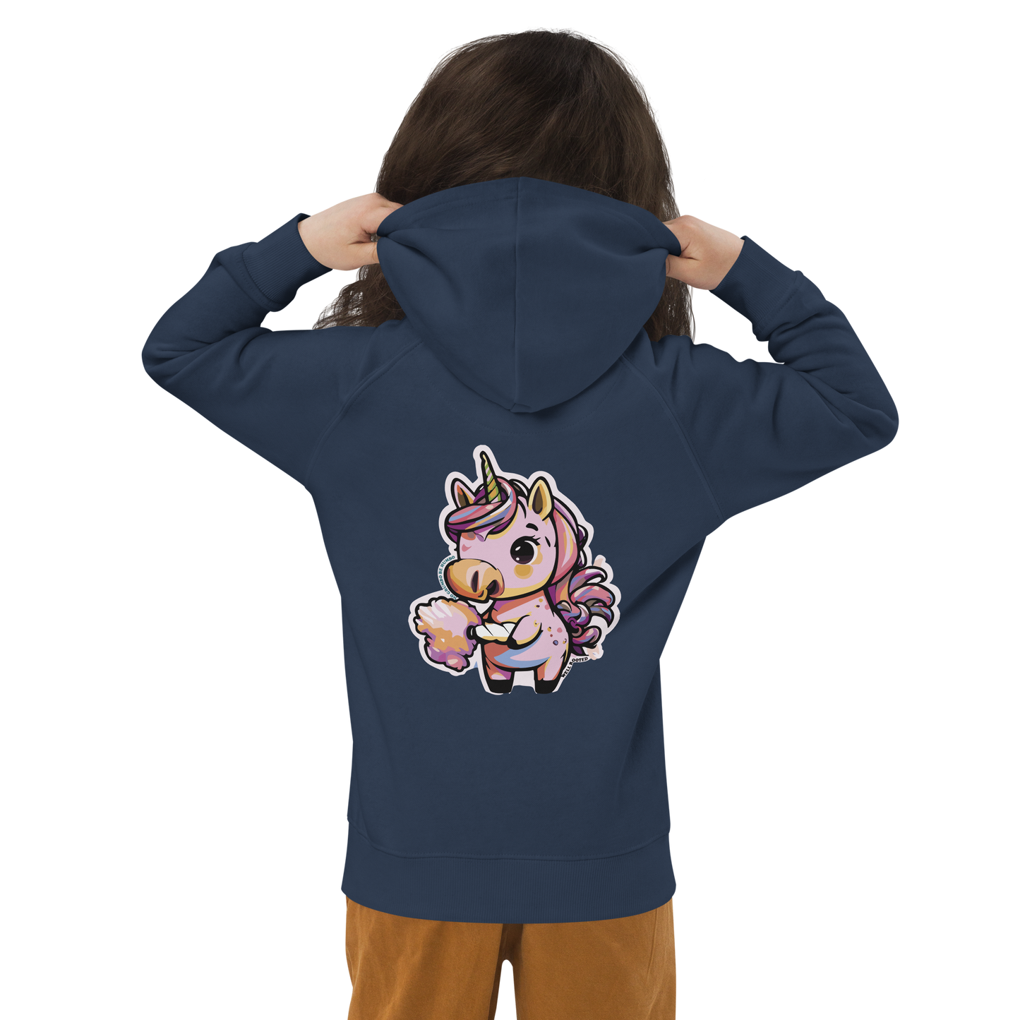 Kids eco UNICORN hoodie