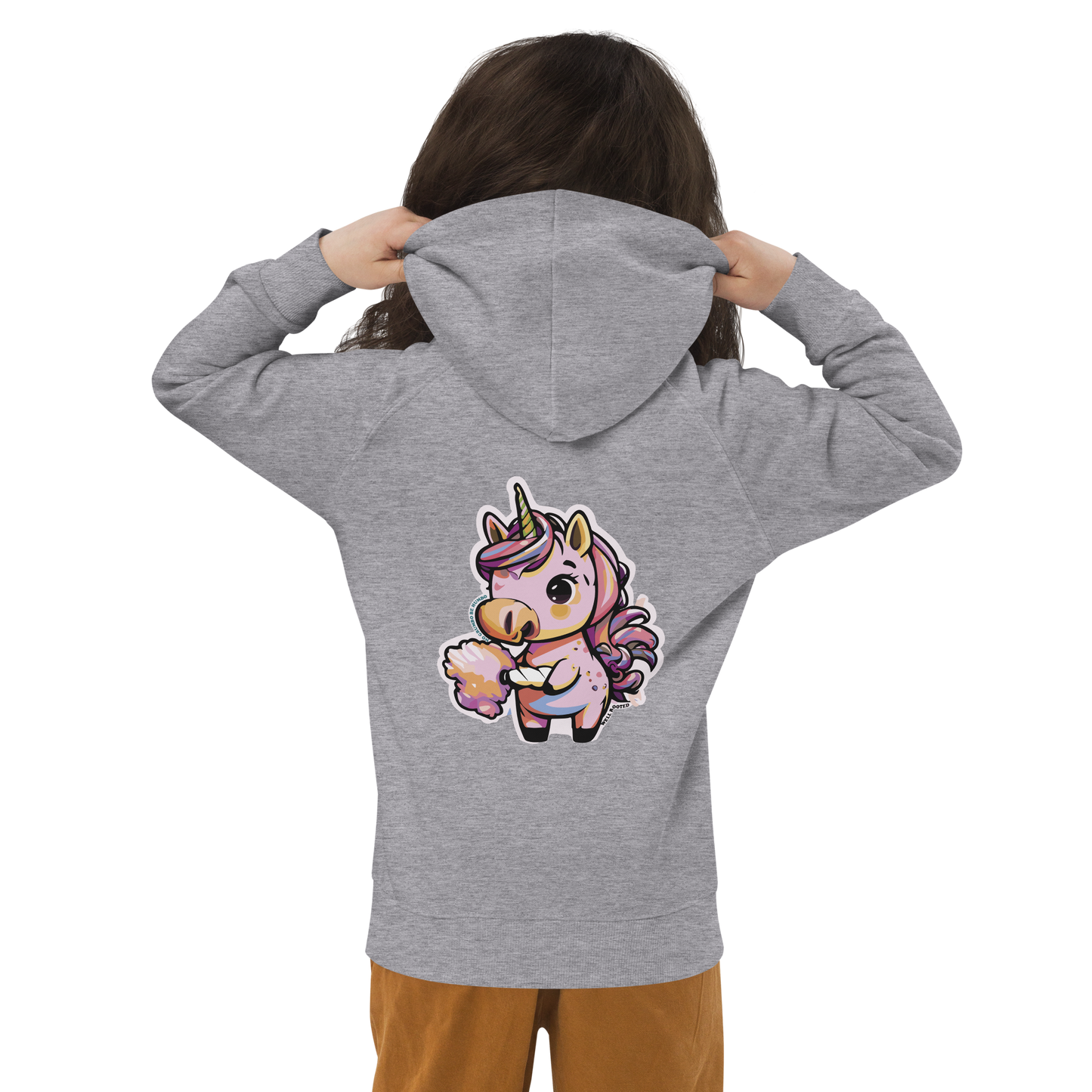 Kids eco UNICORN hoodie