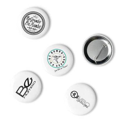 Set of pin buttons